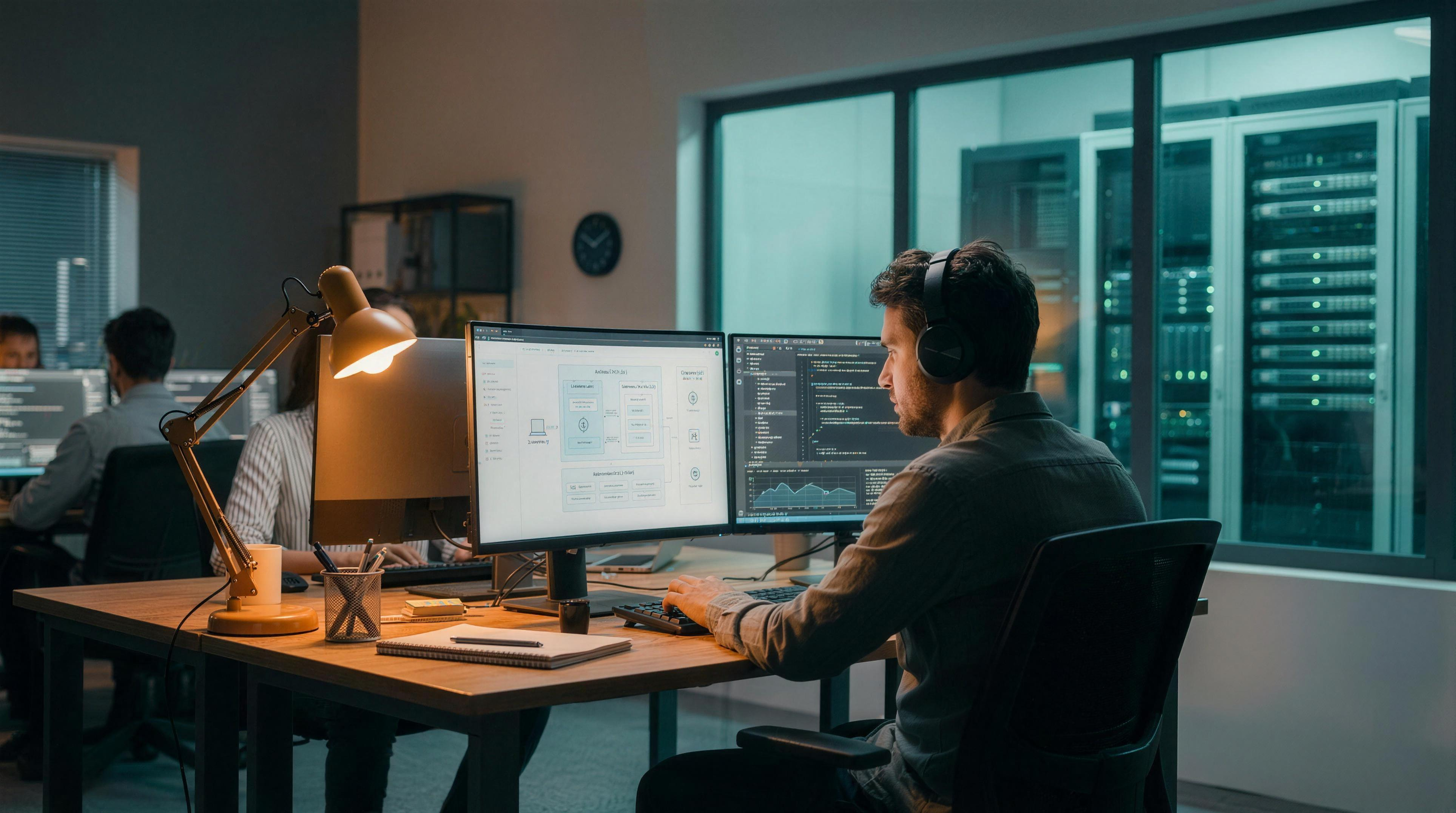 Designing an intelligent, AI-powered website and automation system